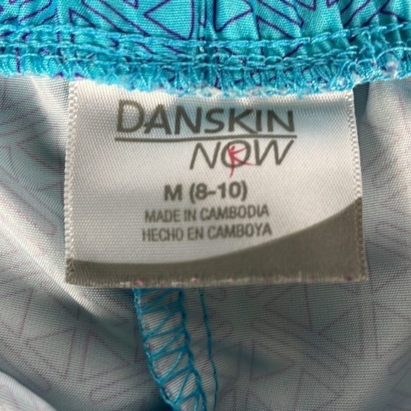 DANSKIN Now Blue Purple and White Athletic Shorts - Picture 5 of 11